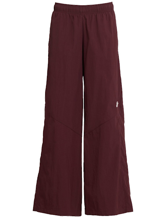 Nike: Sportswear pants - Burgundy Crush/ - women_0 | Luisa Via Roma