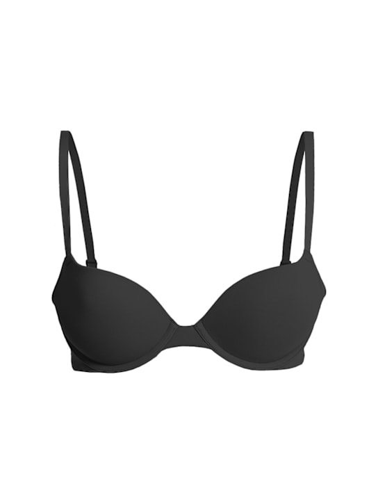 Skims: Fits Everybody push-up bra - オニキス - women_0 | Luisa Via Roma