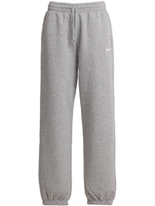 Nike: Phoenix Fleece sweatpants - Dk Grey Heather - women_0 | Luisa Via Roma