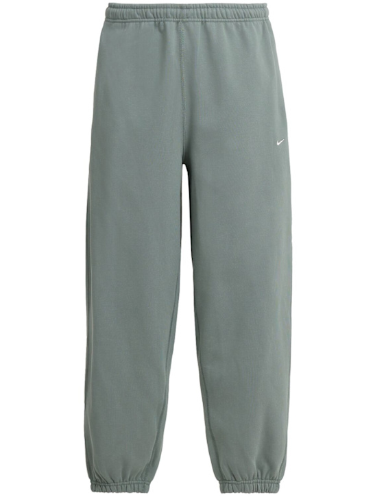 Nike: Solo Swoosh sweatpants - Clay Green/Clay - men_0 | Luisa Via Roma