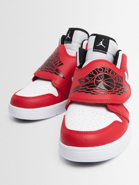 Jordan: Sky Jordan 1 sneakers - White/Black-uni - kids-boys_1 | Luisa Via Roma