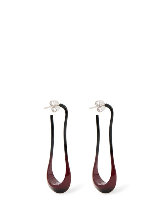 Lemaire: Short drop earrings - Azuki - women_0 | Luisa Via Roma