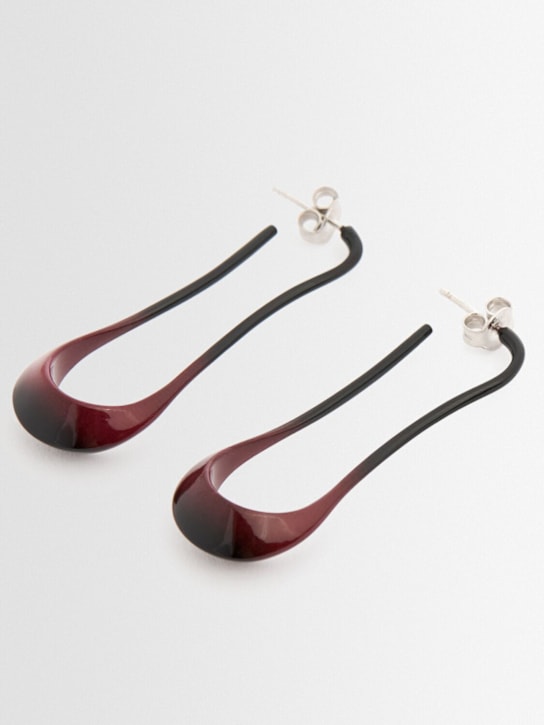 Lemaire: Short drop earrings - Azuki - women_1 | Luisa Via Roma