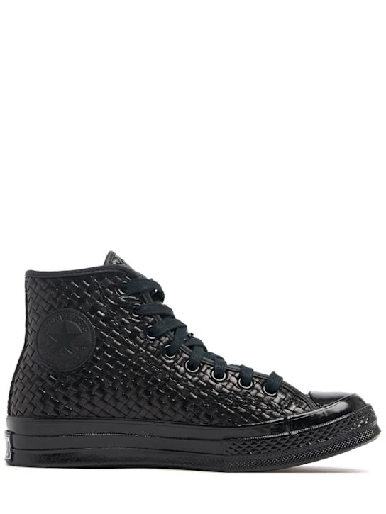 Converse: Chuck 70 woven leather sneakers - women_0 | Luisa Via Roma