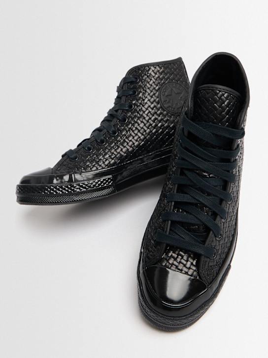 Converse: Chuck 70 woven leather sneakers - women_1 | Luisa Via Roma