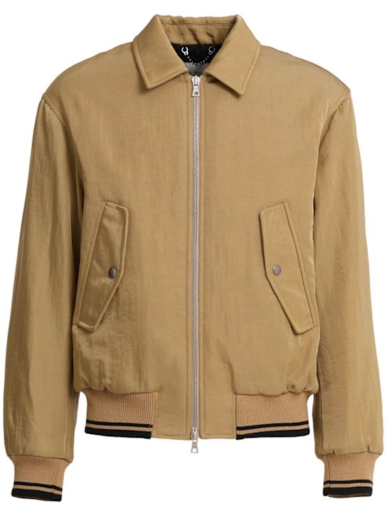 Dries Van Noten: Venlo nylon jacket - Sand - men_0 | Luisa Via Roma