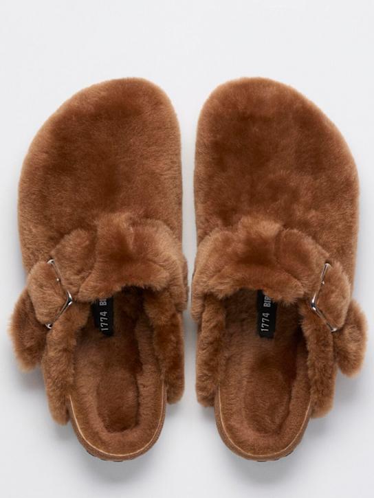 BIRKENSTOCK 1774: Shearling-Mules „Boston 1774“ - women_1 | Luisa Via Roma
