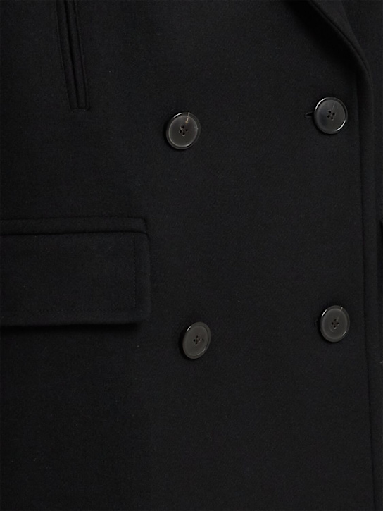 Dries Van Noten: Racos over double breast wool blend coat - men_1 | Luisa Via Roma