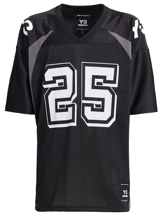 Y-3: T-shirt football NBHD - women_0 | Luisa Via Roma