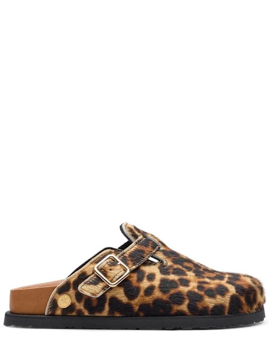 BIRKENSTOCK 1774: Mules Boston 1774 in cavallino stampa leo - women_0 | Luisa Via Roma