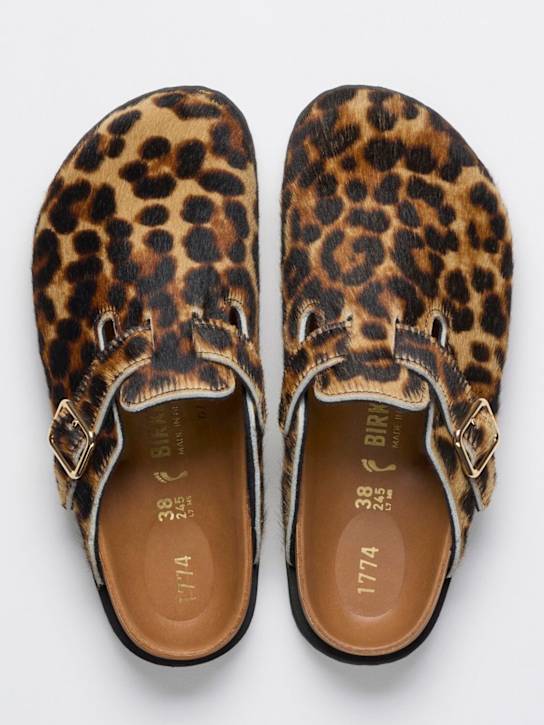 BIRKENSTOCK 1774: Mules Boston 1774 in cavallino stampa leo - women_1 | Luisa Via Roma