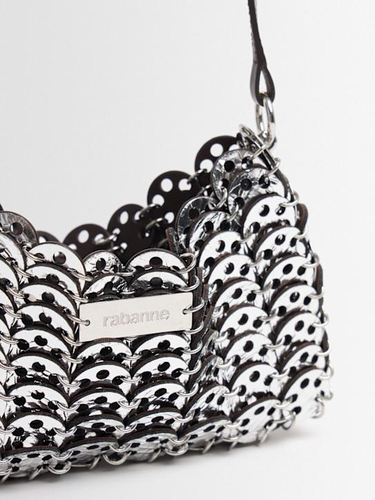 Rabanne: Sac à main shoulder bag - Dk Brown/Silver - women_1 | Luisa Via Roma