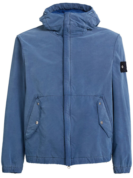 Stone Island: DENIM RESEARCH poly blend jacket - men_0 | Luisa Via Roma