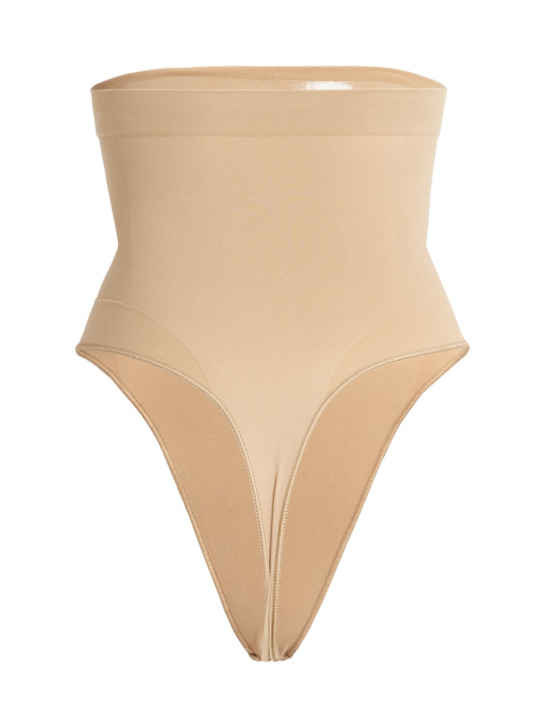 Skims: 无接缝塑形高腰丁字裤 - 卡其色 - women_1 | Luisa Via Roma