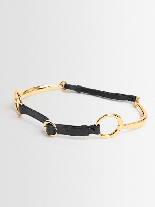 Rabanne: Leather belt - women_1 | Luisa Via Roma