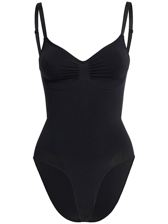 Skims: 无接缝塑形三角内裤连体衣 - 黑色 - women_0 | Luisa Via Roma