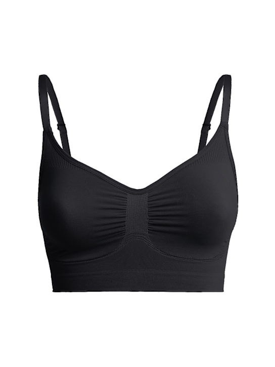 Skims: Seamless Sculpt bralette - オニキス - women_0 | Luisa Via Roma