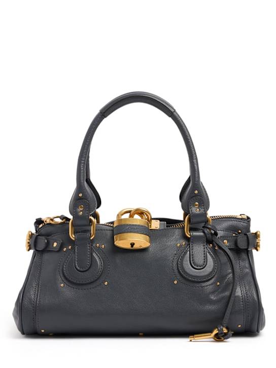 Chloé: Paddington leather shoulder bag - women_0 | Luisa Via Roma