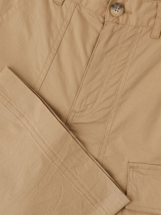 MAX&Co.: Cotton blend gabardine cargo pants - ベージュ - kids-girls_1 | Luisa Via Roma