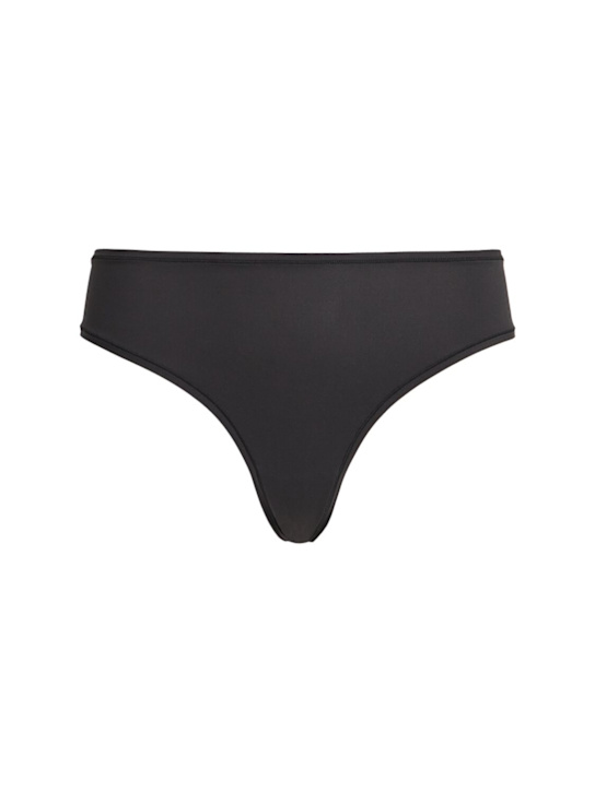 Skims: Lot de 5 strings en nylon Fits everybody - Onyx - women_0 | Luisa Via Roma