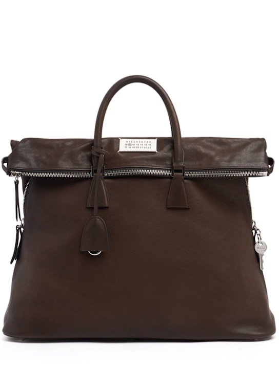 Maison Margiela: XL 5AC Loved To Death leather bag - Ebene - women_0 | Luisa Via Roma