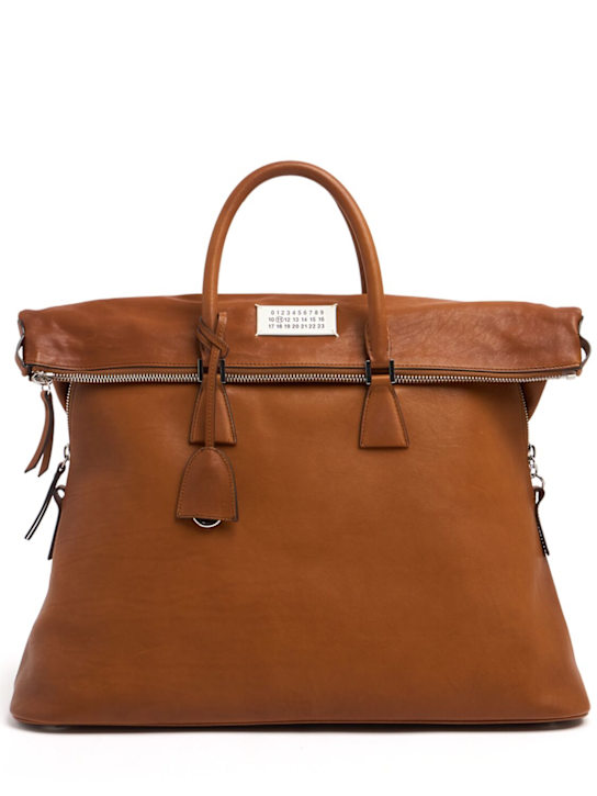 Maison Margiela: XL 5AC Loved To Death leather bag - women_0 | Luisa Via Roma