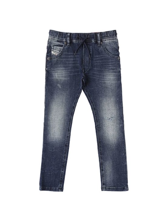 Diesel Kids: Stretch cotton jeans - kids-boys_0 | Luisa Via Roma