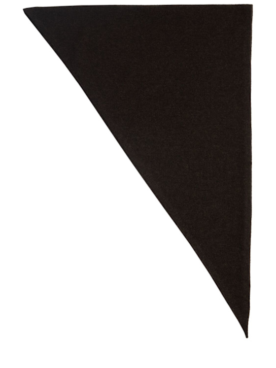 The Row: Leomine cashmere scarf - ヘザーブラウン - women_0 | Luisa Via Roma