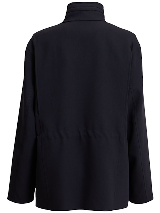 The Row: Tanera virgin wool blazer - Navy - women_1 | Luisa Via Roma