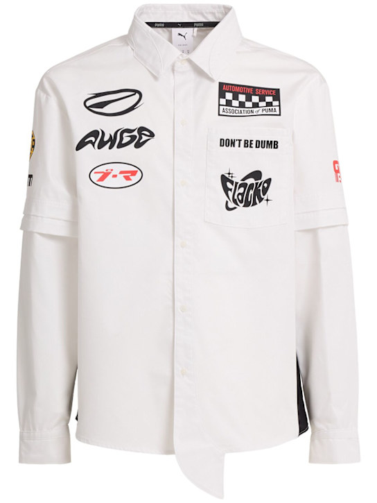 PUMA: A$AP Rocky 레이어드 핏 크루 셔츠 - men_0 | Luisa Via Roma