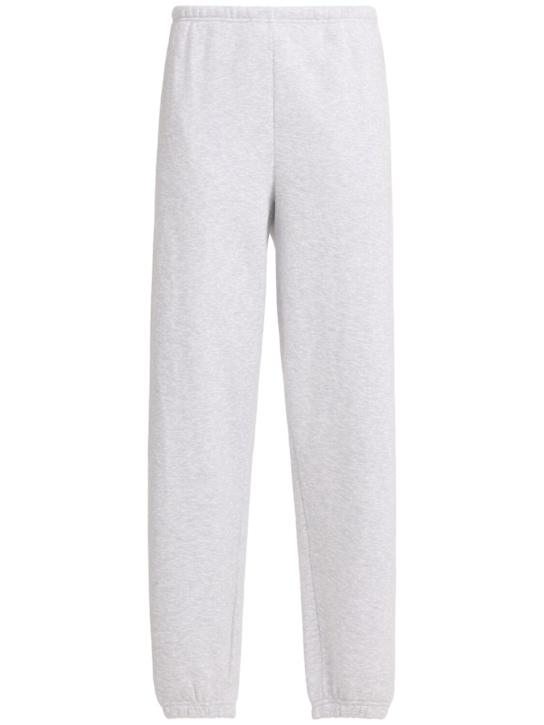 Skims: Cotton blend classic jogger sweatpants - Light Grey - women_0 | Luisa Via Roma