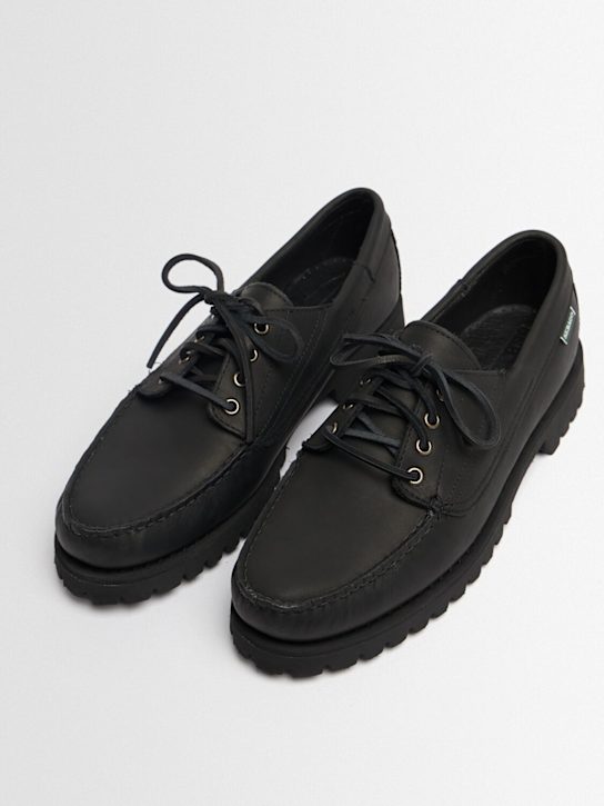 Sebago: Askook lug taos leather loafers - men_1 | Luisa Via Roma