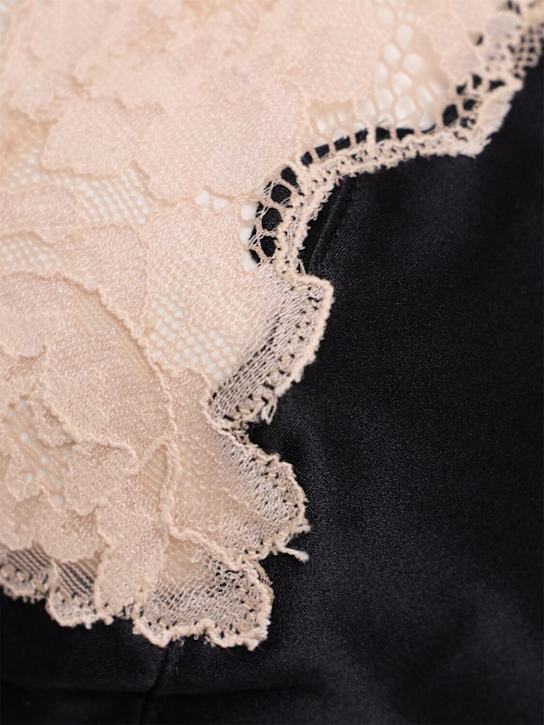 Fleur Du Mal: Sostén triangular con encaje - women_1 | Luisa Via Roma