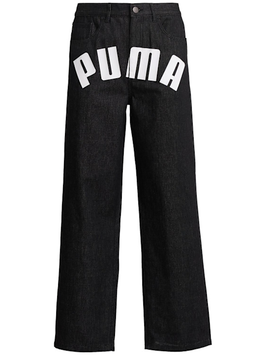 PUMA: A$AP Rocky Flacko printed denim jeans - men_0 | Luisa Via Roma