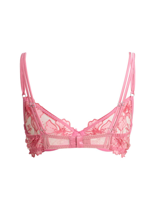 Fleur Du Mal: Demi-BH mit Stickerei - Rosa - women_1 | Luisa Via Roma