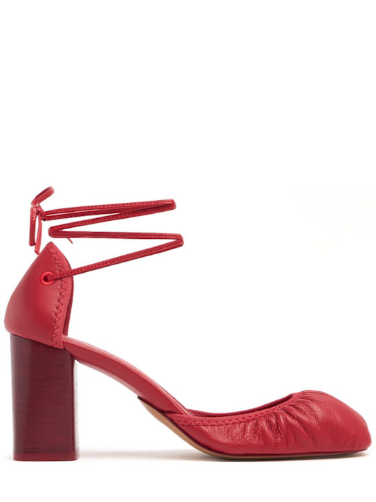 Lemaire: 85mm Micro leather pumps - women_0 | Luisa Via Roma
