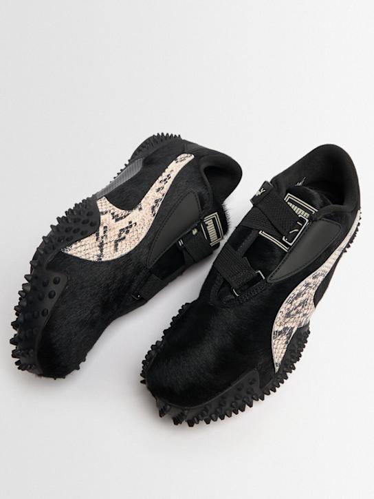 PUMA: A$AP Rocky Mostro OG pony hair sneakers - men_1 | Luisa Via Roma
