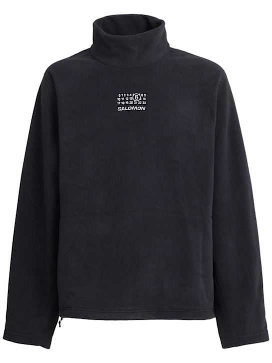 MM6 Maison Margiela: Salomon casual jacket - Washed Black - men_0 | Luisa Via Roma