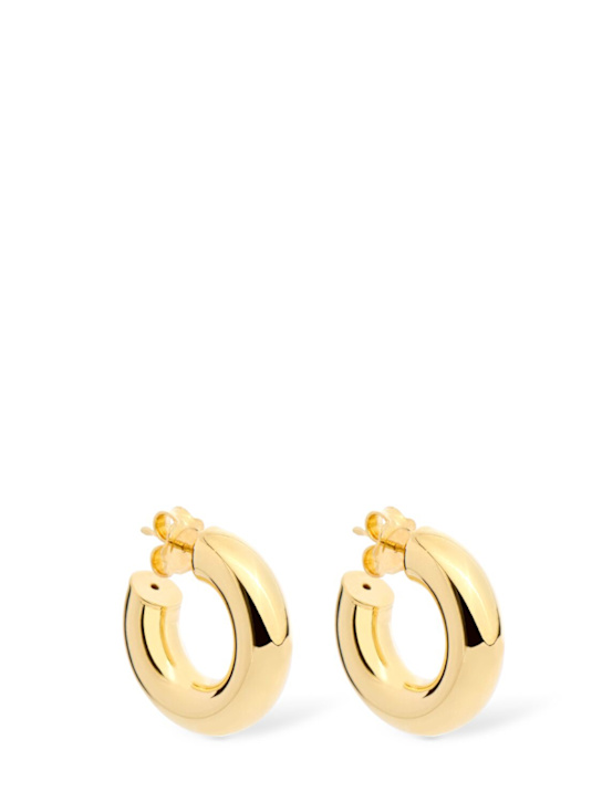 Annagreta: Small Birgit hoop earrings - Gold - women_0 | Luisa Via Roma