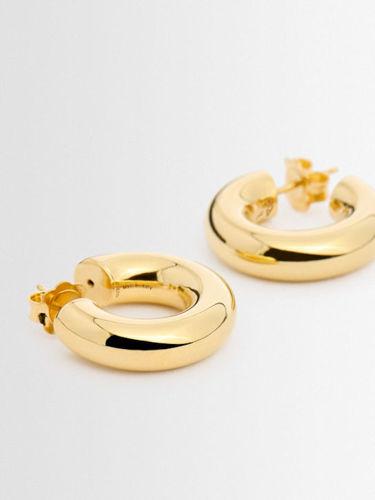 Annagreta: Small Birgit hoop earrings - Gold - women_1 | Luisa Via Roma