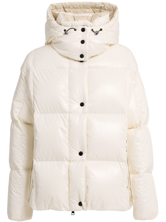 Moncler: Parana nylon down jacket - White - women_0 | Luisa Via Roma