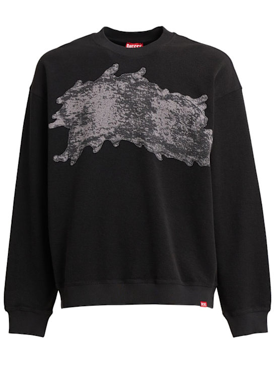 Diesel: S-valentin cotton sweatshirt - men_0 | Luisa Via Roma