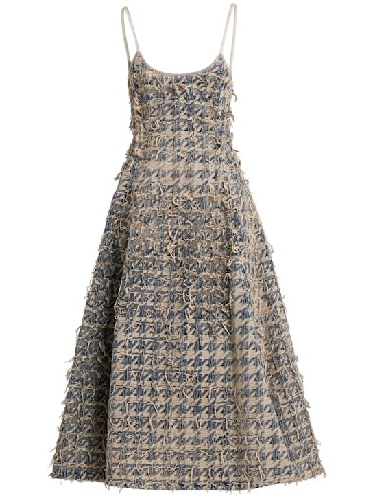 Diesel: Cotton blend long dress - women_0 | Luisa Via Roma