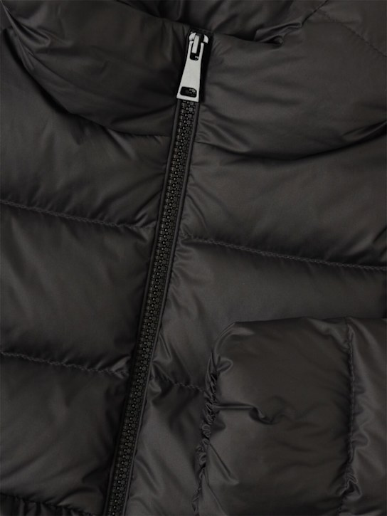Moncler: Elizaveta hooded tech down jacket - Black - kids-girls_1 | Luisa Via Roma
