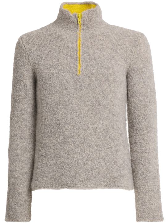 Diesel: K-eller alpaca blend knit sweater - men_0 | Luisa Via Roma