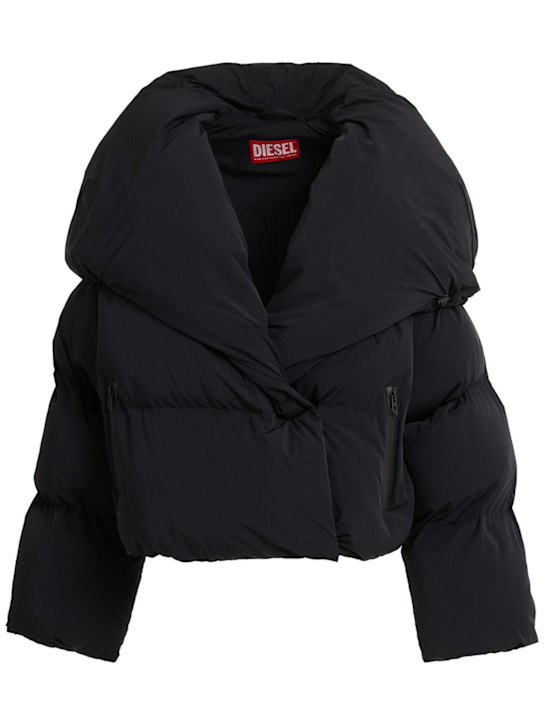 Diesel: Chaqueta acolchada de nylon - women_0 | Luisa Via Roma