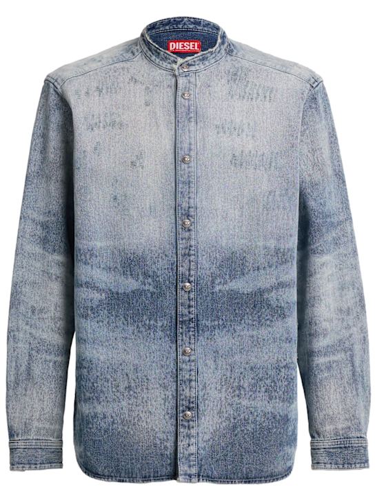 Diesel: Hemd aus Baumwoll-Denim „D-simp-fsh“ - men_0 | Luisa Via Roma