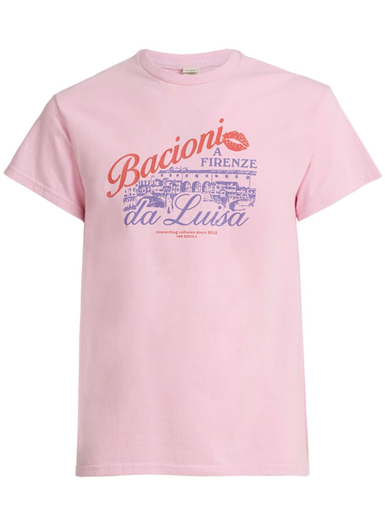 Nss Edicola: Bacioni da Luisa printed cotton t-shirt - men_0 | Luisa Via Roma