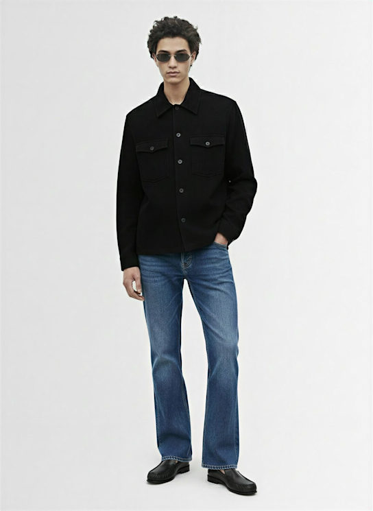 Our Legacy: Cotton jacket - Black - men_1 | Luisa Via Roma