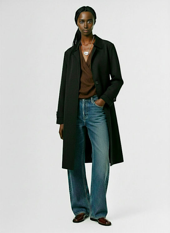 MM6 Maison Margiela: High rise wide jeans - women_1 | Luisa Via Roma